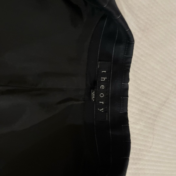 Theory Pinstripe Jacket in Cotton - Picture 4 of 4